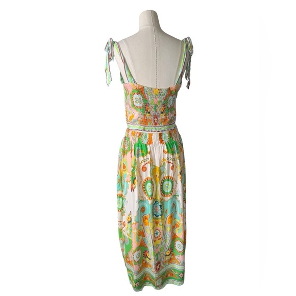 ROSE + OLIVE  RESORT | Tank Top & Midi Skirt Colorful Set in Sz Medium - Picture 6 of 6